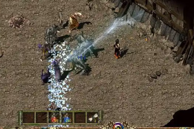 地图怪物游戏以晋级爆装攻沙三大中